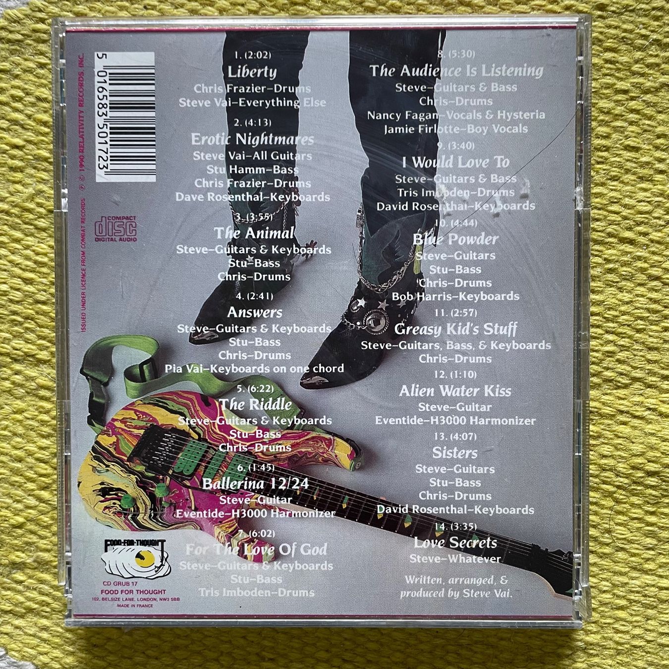 CDs: STEVE VAI WHITESNAKE-THE ULTRA ZONE – Gebraucht aus Rorschacherberg von CD-Roli 1