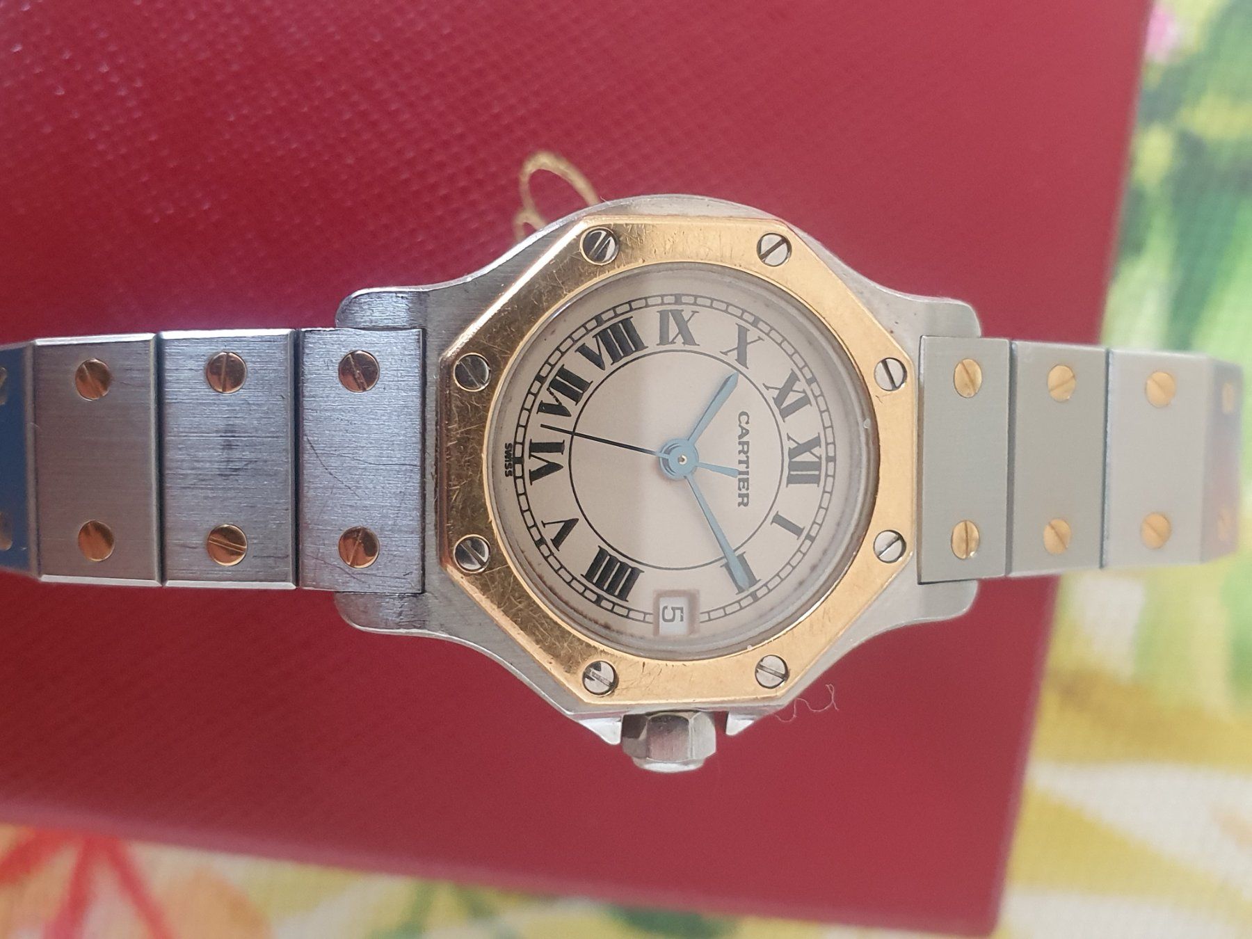 Cartier Orologi: CARTIER SANTOS STAHL GOLD – Usato da Bottighofen venduto da menschenfamilie 1