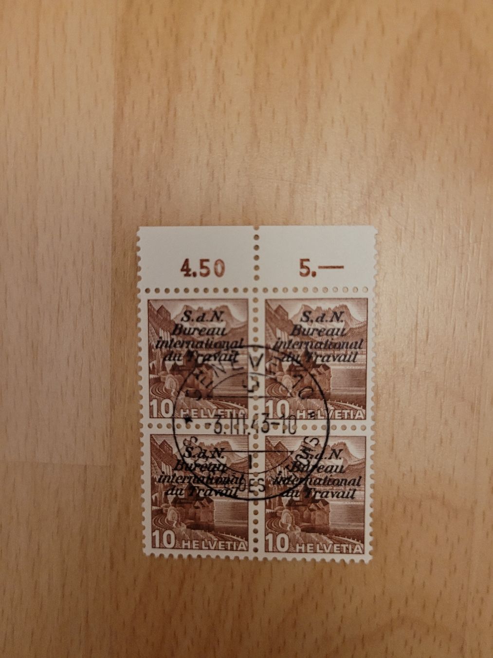 Tous les timbres: 4er Block Helvetia – D'occasion à Inwil par Flower2325