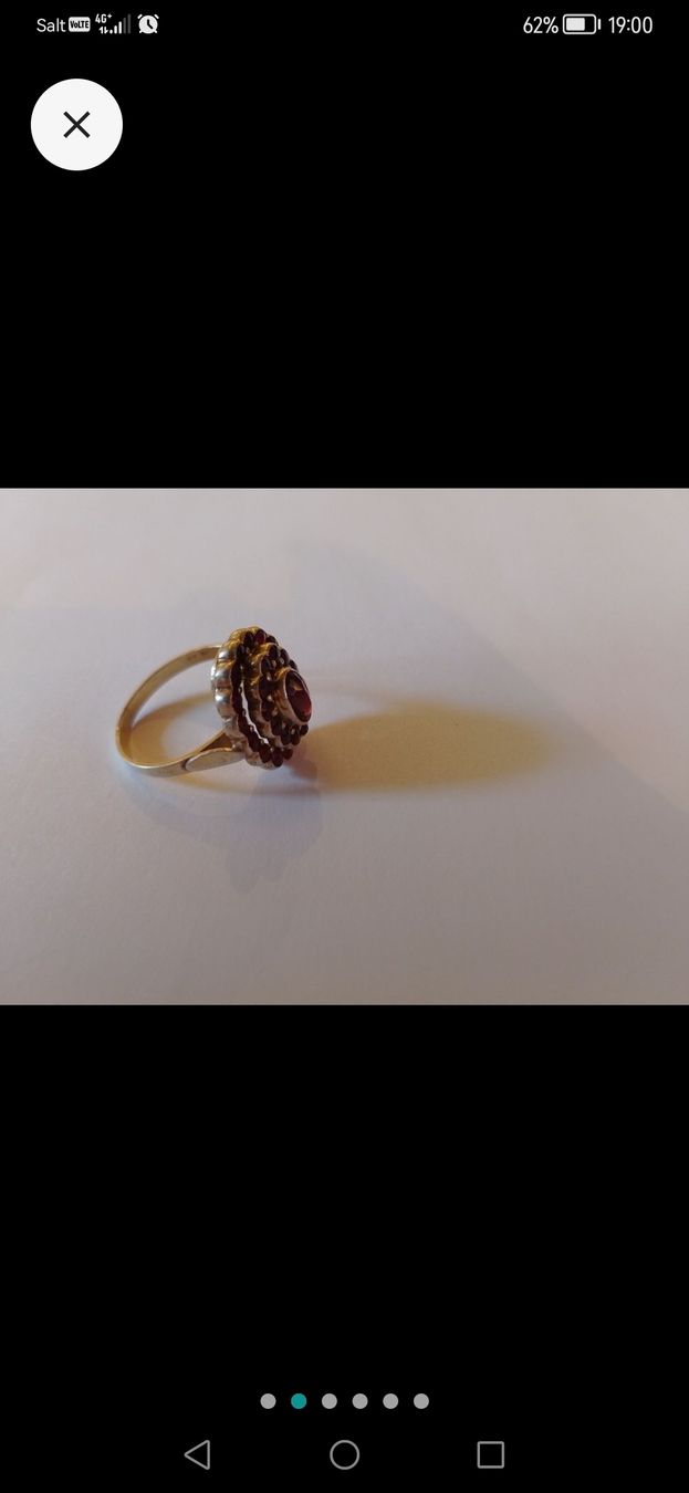 Anelli: Ring mit Granat-Stein – Nuovo (secondo la descrizione) da Killwangen venduto da hua_c2df 1