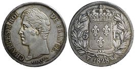 Frankreich, 5 Francs 1828 W Lille