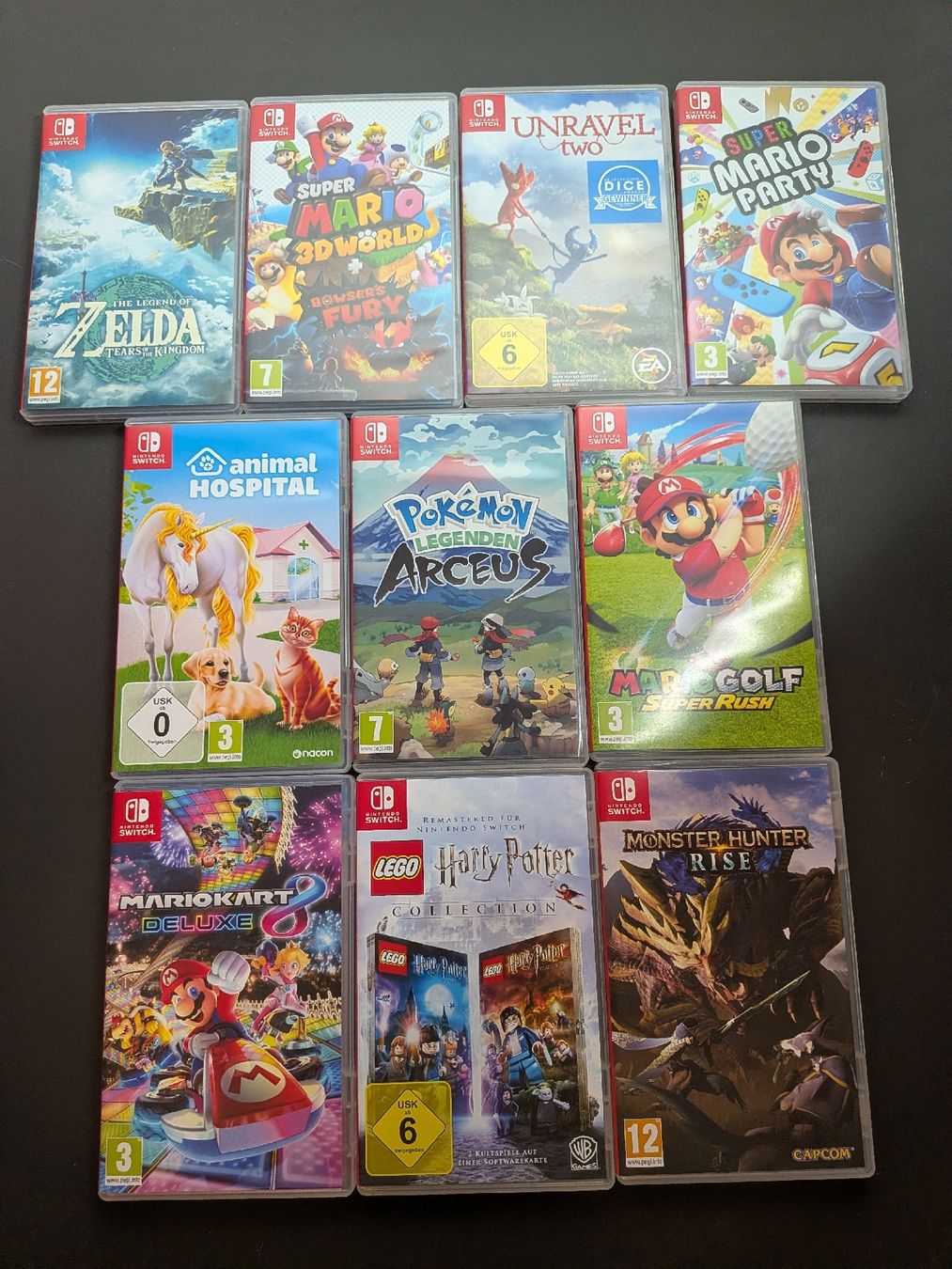 Nintendo Console: Nintendo Switch Mario Red & Blue Edition + Games – Usato da Winterthur venduto da user_1234567 1