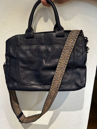 Original Picard Hand-/Umhängetasche aus blauem Leder