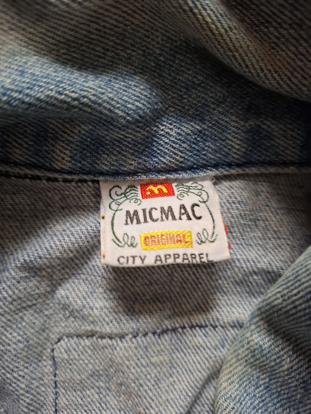 Giacche: MicMac Jeans Jacke, hellblau, Grösse M, Original 80/90er – Usato da Hunzenschwil venduto da Hardrock6 3