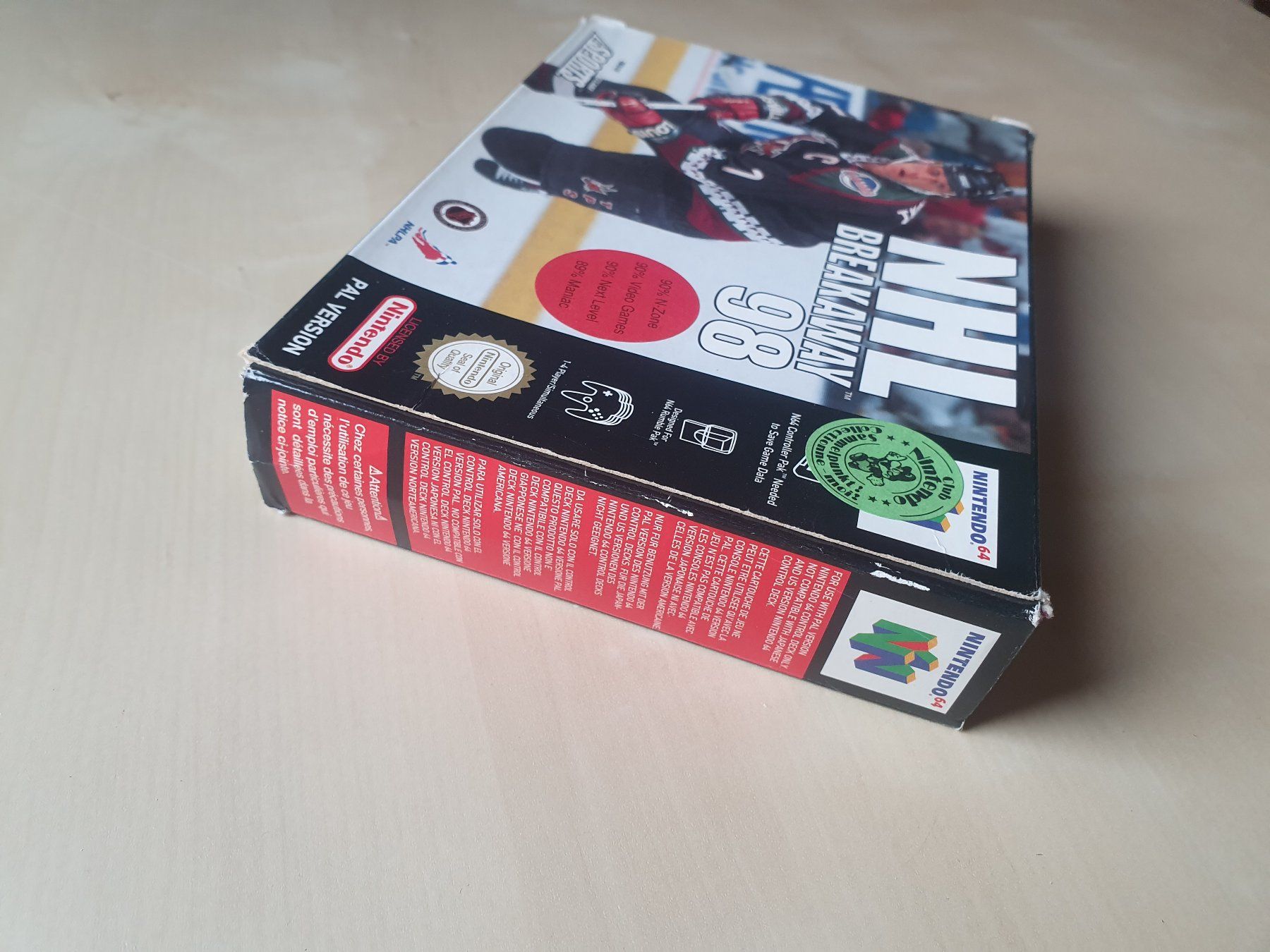 Nintendo Giochi: NHL Breakaway 98 – Usato da Stansstad venduto da collectorsshop 4