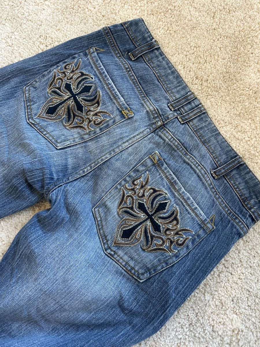 Jeans: super cute y2k jeans with design on backpockets  – Usato da Dietlikon venduto da leaaasells 5