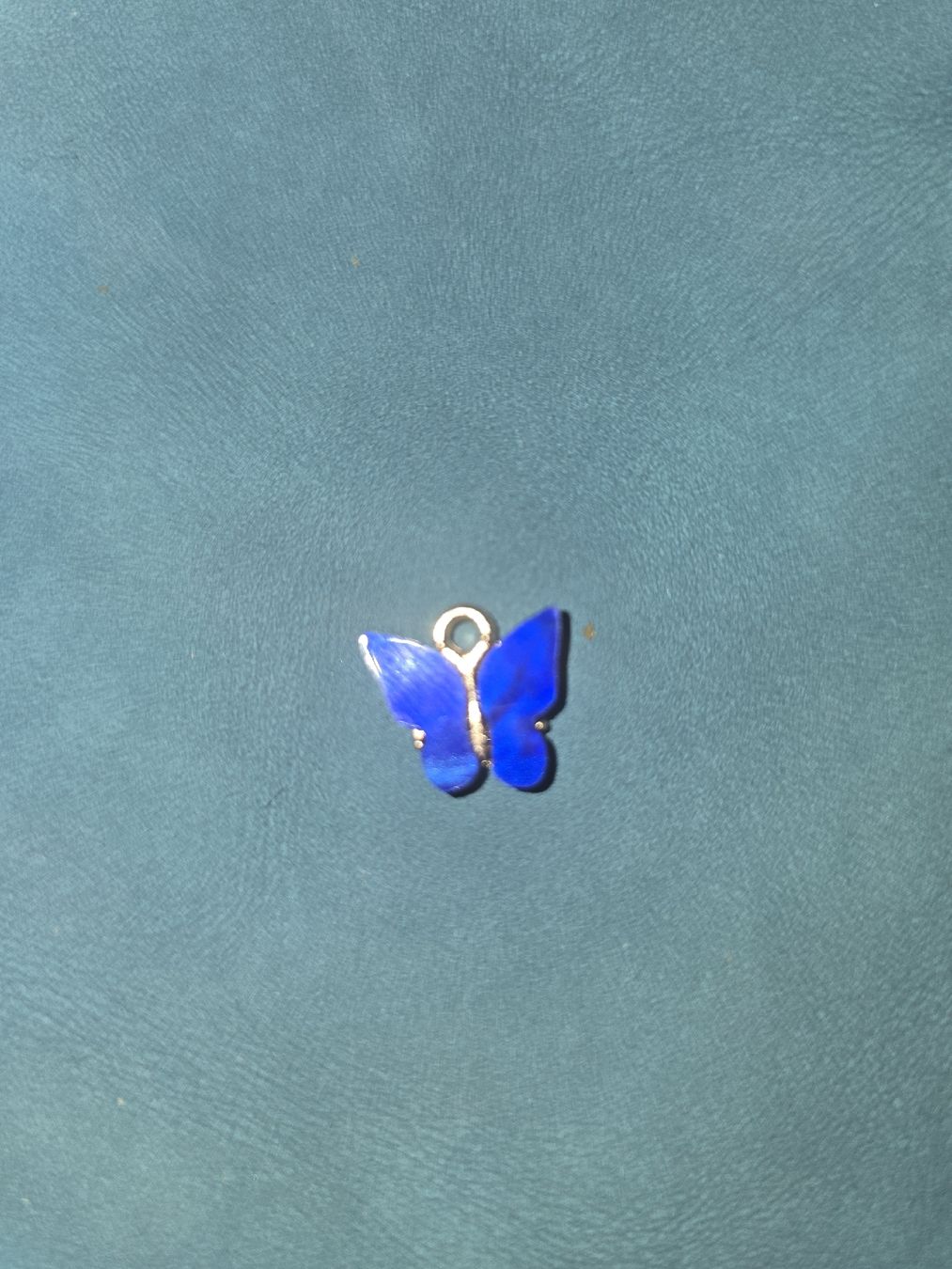Catenine: Blaue Perlmutt Schmetterling Halskette. Handmade! – Nuovo (secondo la descrizione) da Oberrohrdorf venduto da sbo_pq9x 1