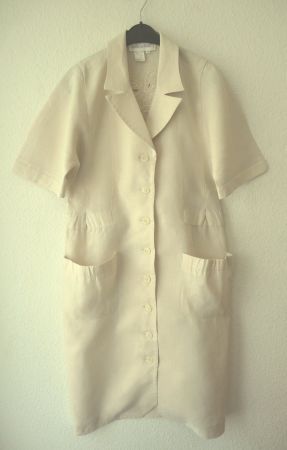 Leinenkleid Damen von mila schön Made Italy 42=D Gr./46=IGr.