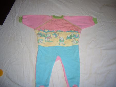 Baby Pyjama Grösse 80 Katzen-Muster