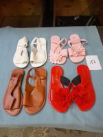 4 PAAR SCHUHE GRÖSSE 39 SANDALETTEN NEU