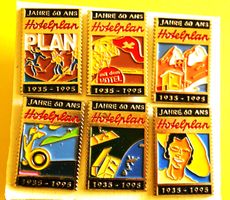 6 Pin Hotelplan JAHRE 60 ANS