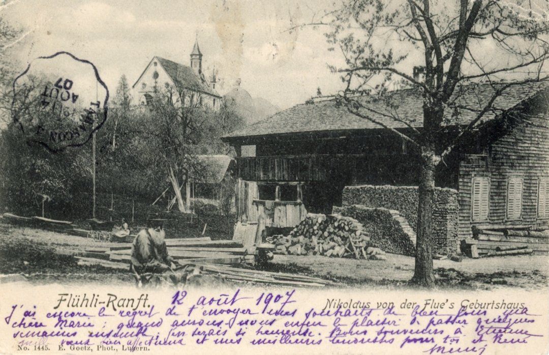 Cartoline postali: Flühli-Ranft  OW       um 1907 – Usato da Brig venduto da Valcards54