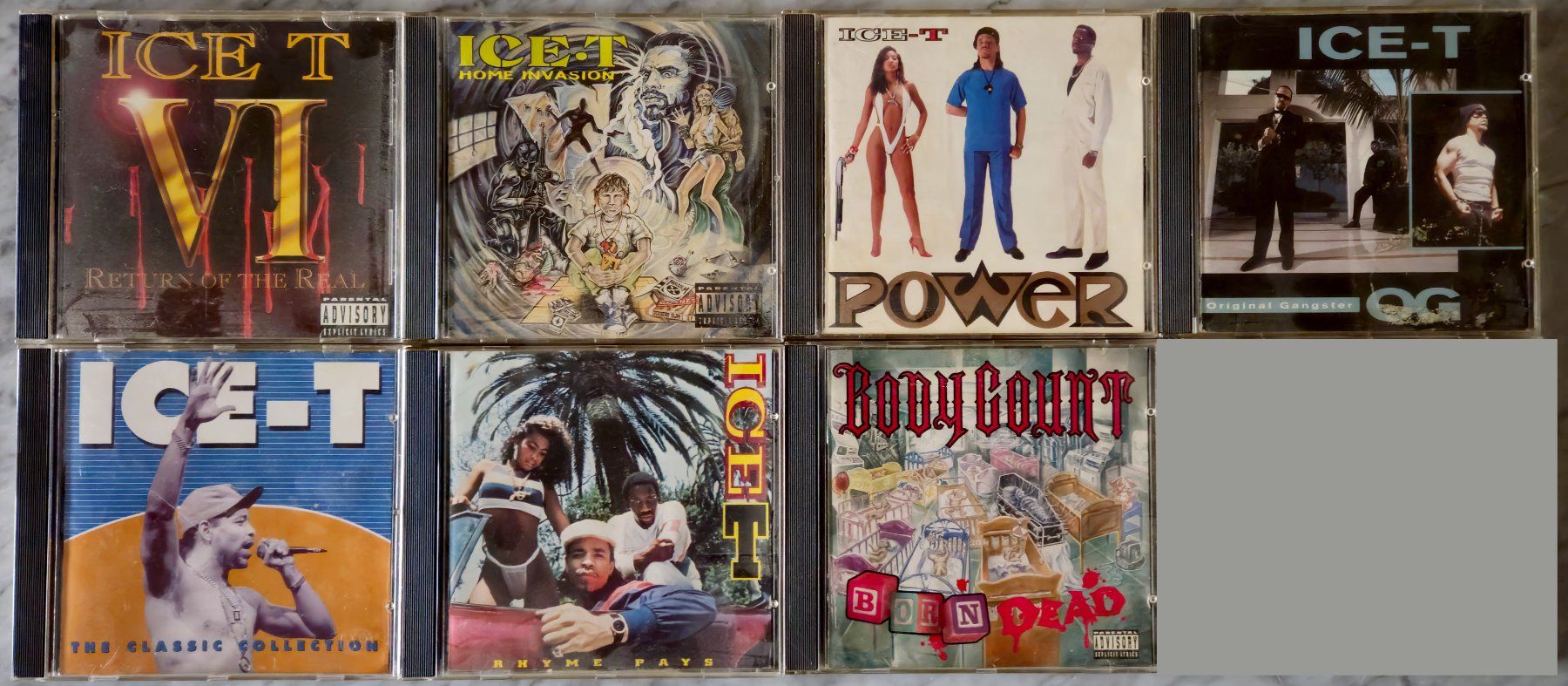 CDs: CD-Sammlung: Ice-T, 7 Stück – Gebraucht aus Winterthur von raptorizm