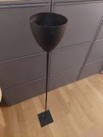 Schwarzer Blumenständer, Metall, Vintage