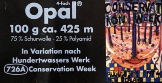 Calze: Handgestrickte "Hundertwasser" Socken verschiedene Grössen – Nuovo e nell'imballaggio originale da Täuffelen venduto da sohalt 1