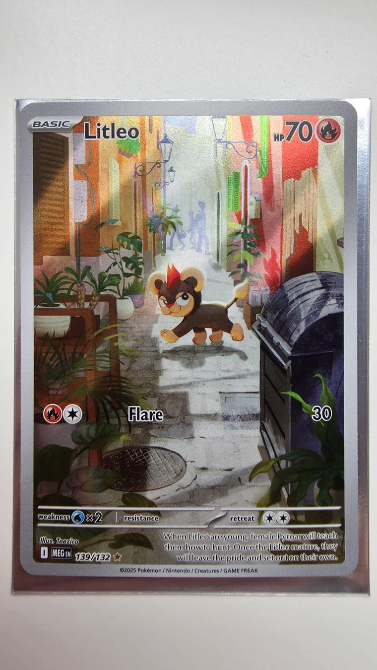 Pokémon Carte collezionabili: Litleo Leufeo EN Pokémon IR 139/132 Mega Evolution – Nuovo (secondo la descrizione) da Wettswil venduto da PrantasQQ