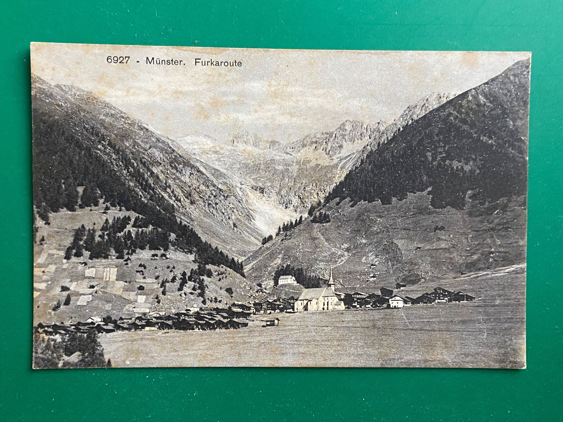 Cartoline postali: Münster - Furkaroute – Usato da Steg VS venduto da _vinci_