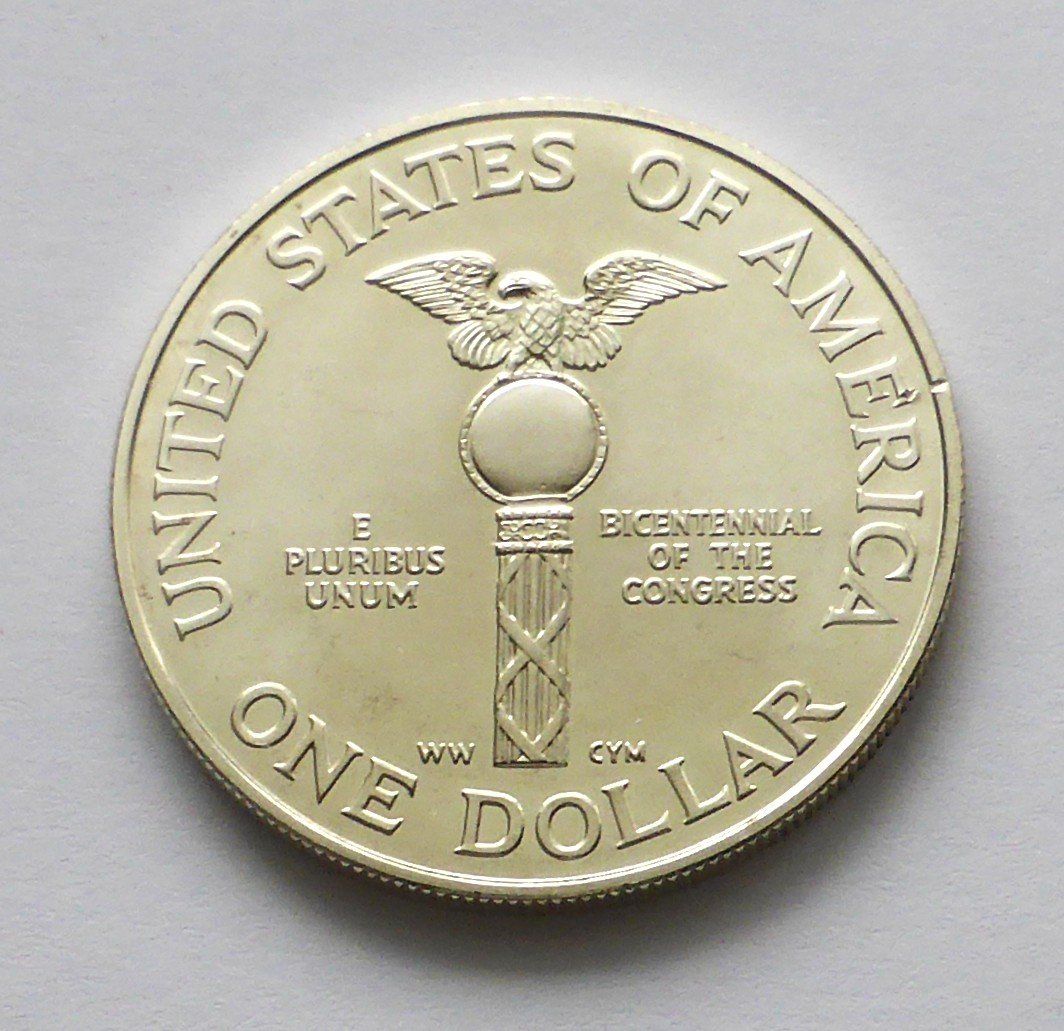 Alle Münzen: USA - "Commemorativ Silver Dollar" - 1$ 1989 – Neu (gemäss Beschreibung) aus Buochs von ema-coins 1
