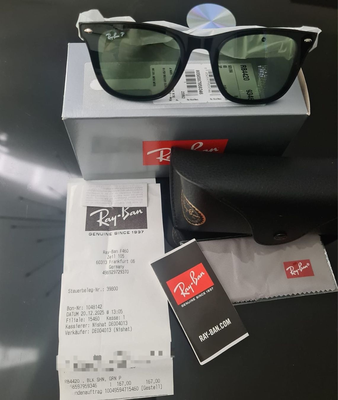 Ray-Ban Brillen & Gläser: Neue Original Ray-Ban Brille – Neu und originalverpackt aus Zürich von ok1 2