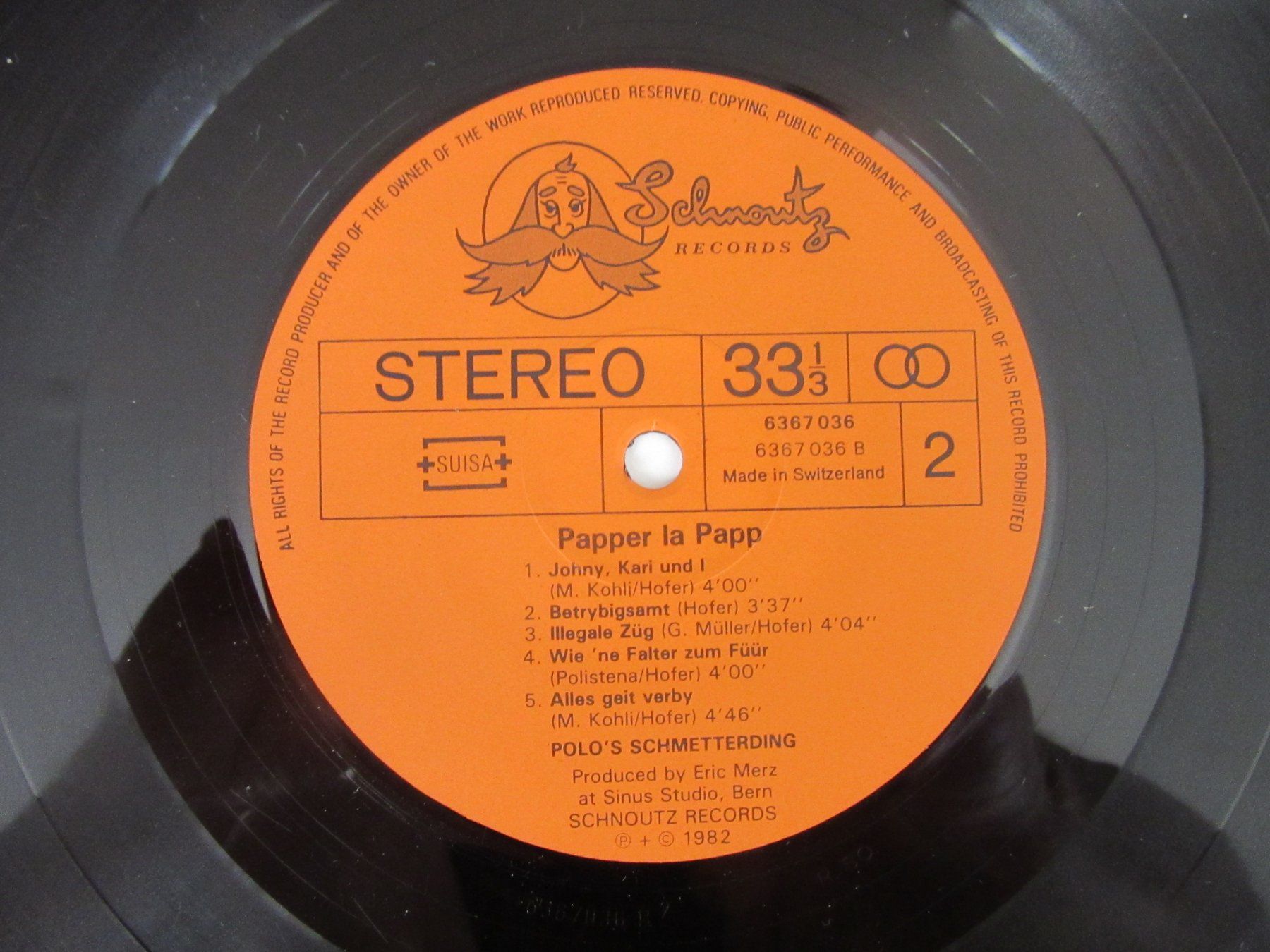 Dischi in vinile: Langspielplatte "POLO'S SCHMETTENDING" - PAPPER LA PAPP – Usato da Degersheim venduto da Tforelle 5