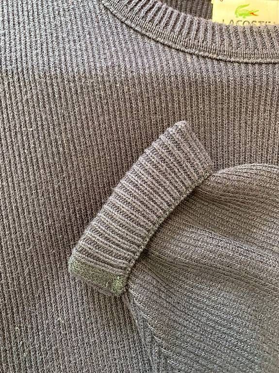 Lacoste Pullover & Sweatshirts: Vintage Lacoste Devanlay Strickpullover Grösse 6 Dunkelblau – Gebraucht aus Obernau von Arche_Noah_Brocki 4
