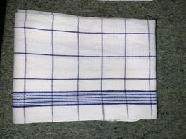 12 Stück Küchentuch weiss blau Abtrocktuch Top Zustand