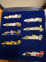 Pin Brosche Badge goldfarben, 8 Pin Honda F-1 History