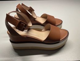 Neue Plateau-Sandalen aus Leder von Bibi Lou Gr. 38