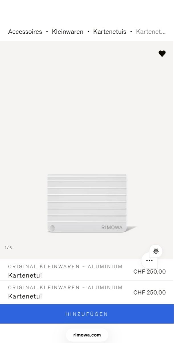 Portafogli: Rimowa Cardholder Aluminium – Usato da St. Gallen venduto da Alpenfuerst 4