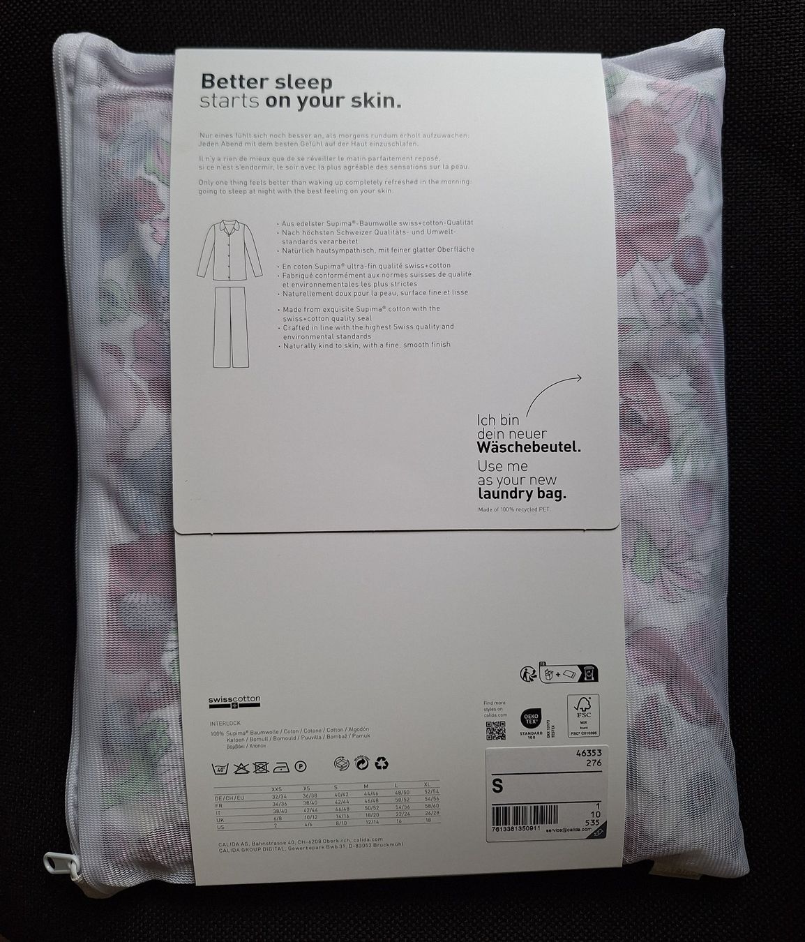 Calida Negligees & Pigiami: Calida Damen Pyjama Spring Flower Dreams, Grösse S – Nuovo e nell'imballaggio originale da Ittigen venduto da Michel0120 5