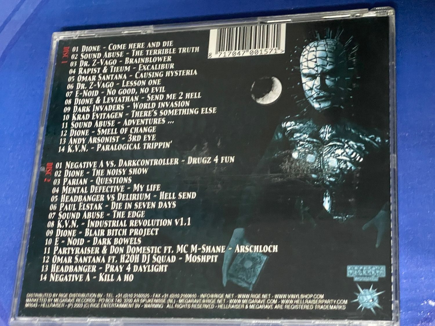 CD: Hellraiser 1 – Usato da Muri b. Bern venduto da AdidasCollector 1