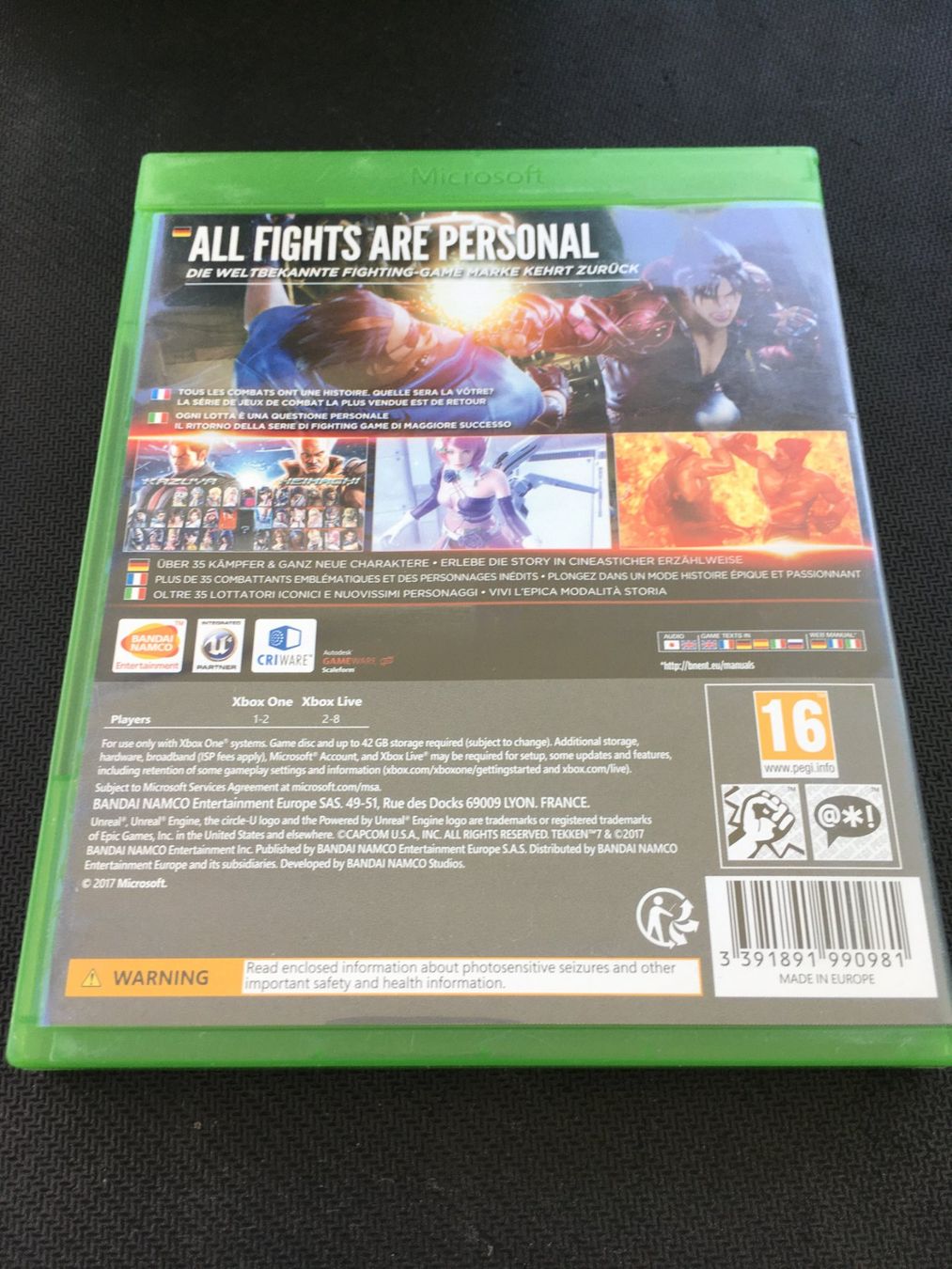 Microsoft Spiele: Tekken 7 - Xbox One Game – Gebraucht aus St.Gallen von Punktchen01 1