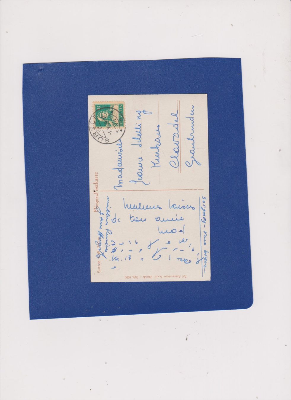 Cartoline postali: Carte Postale Vue Aérienne de Sursee – Usato da Bex venduto da Canouille 1