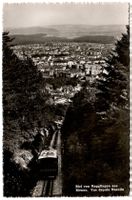 Ansichtskarte Biel von Magglingen aus (mit Standseilbahn)