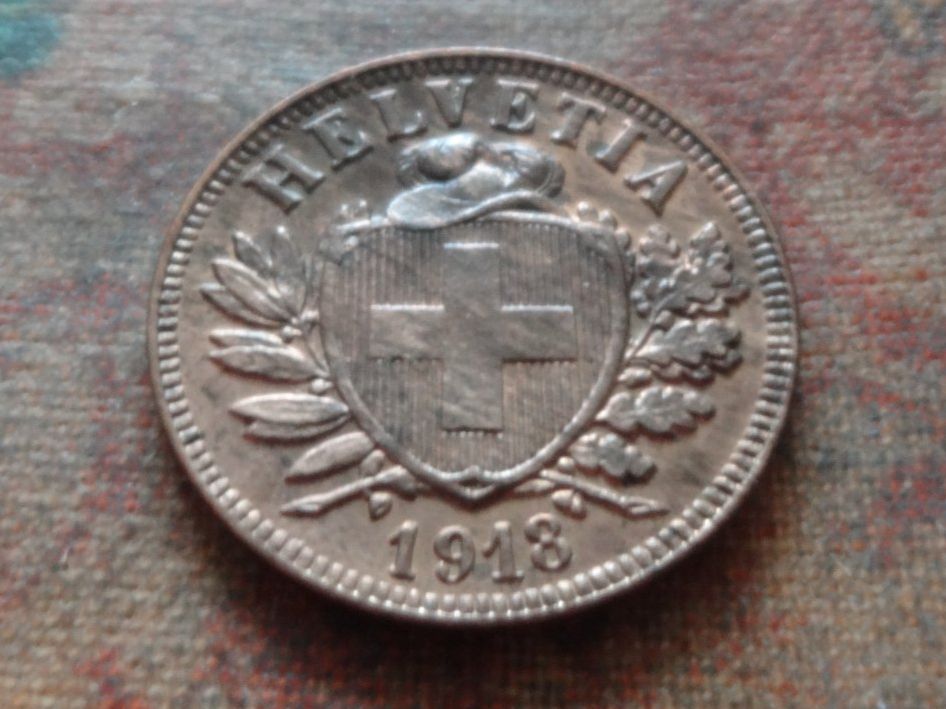 Tutti le monete: 2 Rp. 1918   (A) – Usato da Romanel-sur-Lausanne venduto da Swift13