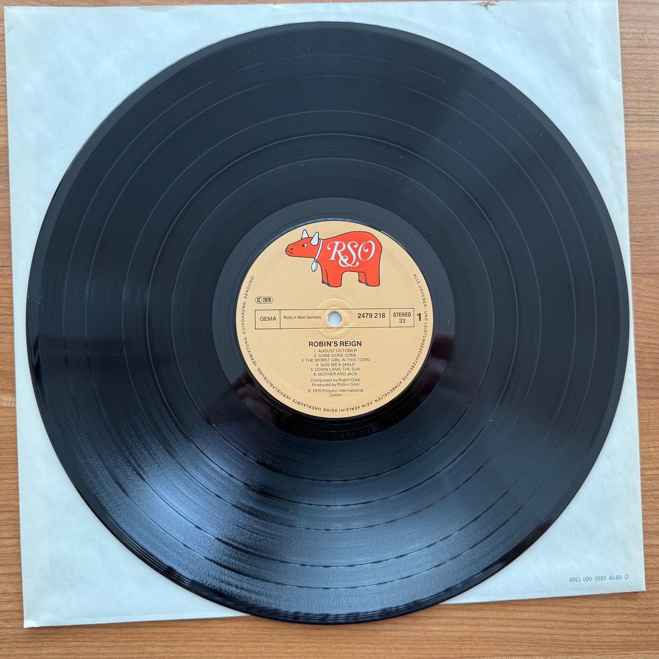 Dischi in vinile: ROBIN GIBB - ROBIN`S REIGN – Usato da Zürich venduto da fehlton 2