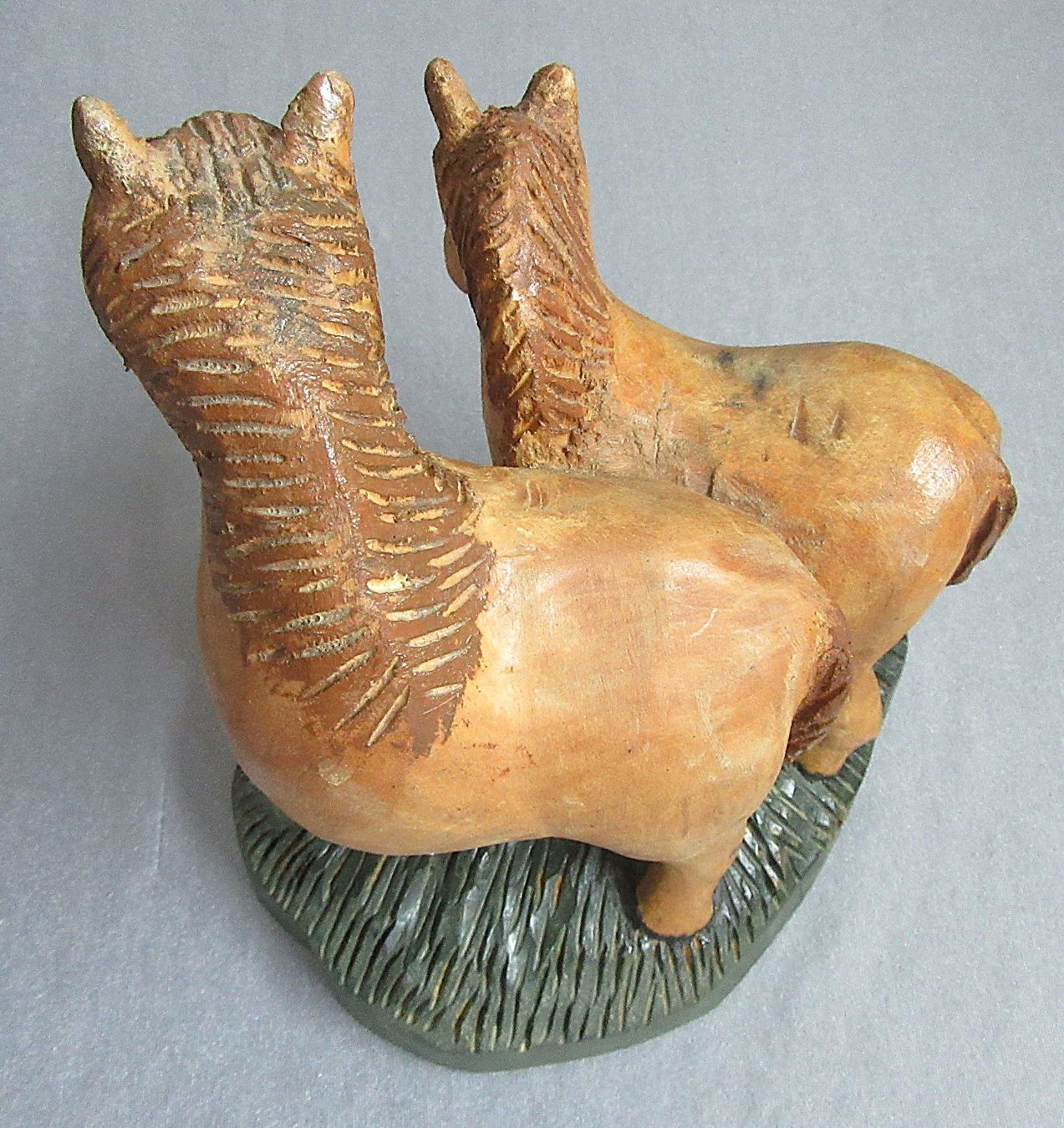 Statuette: Holzschnitzerei zwei Pferde - ab CHF 6.00 – Usato da Auenstein venduto da Padabimbim 6