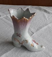 Vintage Porzellanvase Stiefel 14cm Logo PM+Krone Made in GDR