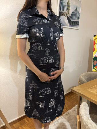 Robe Maje Imprimée, taille 36, état impeccable, été ☀️👗