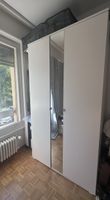 Armoire IKEA VIHALS blanche avec miroir - 105x57x200