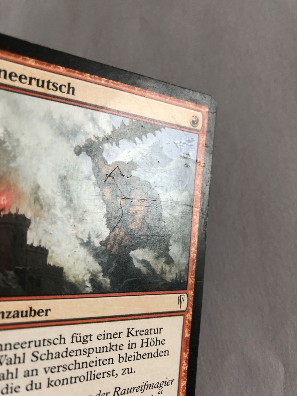 Magic The Gathering Sammelbilder & Trading cards: MTG - Schneerutsch (dmg!) – Gebraucht aus Basel von Melchior5 2