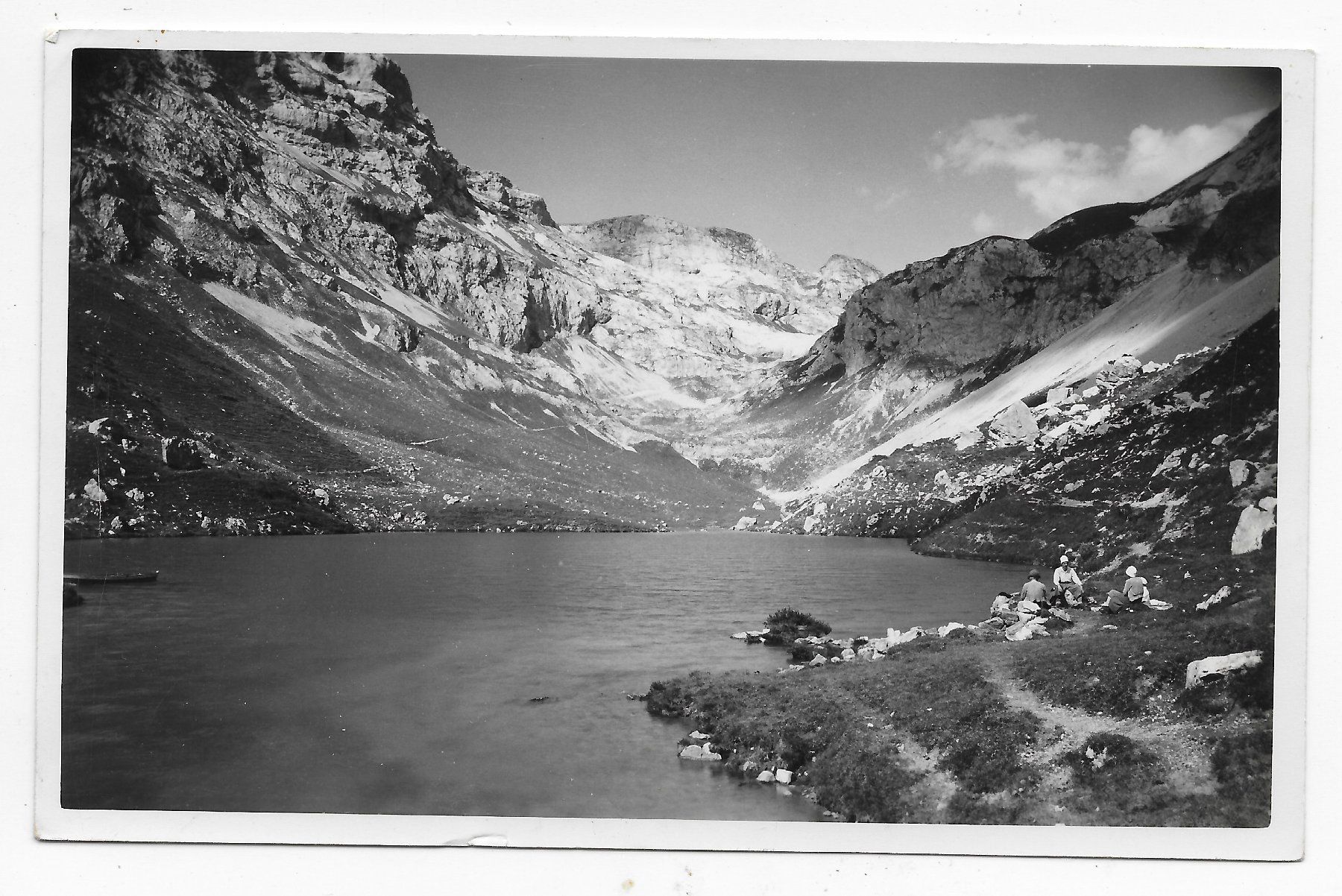 Cartoline postali: St. Antönien - Partnunsee & Grubenpass – Usato da Hefenhofen venduto da Richsalz