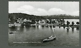 AK sw Unteruhldingen Deutschland,im Bodensee,Alpstein ≈ 1950