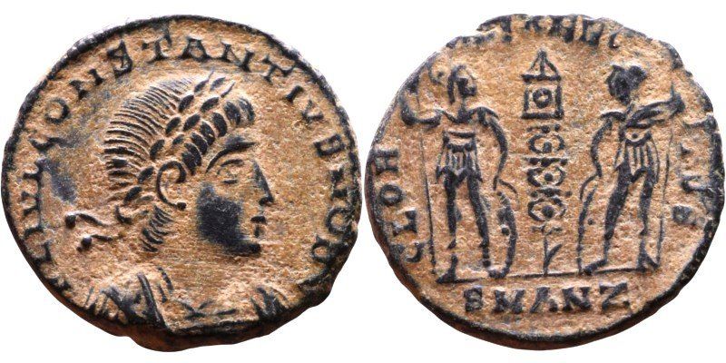 Tutti le monete: CONSTANTIUS II bronze nummus (324-337 AD) – Usato da La Sarraz venduto da classicworldcoins