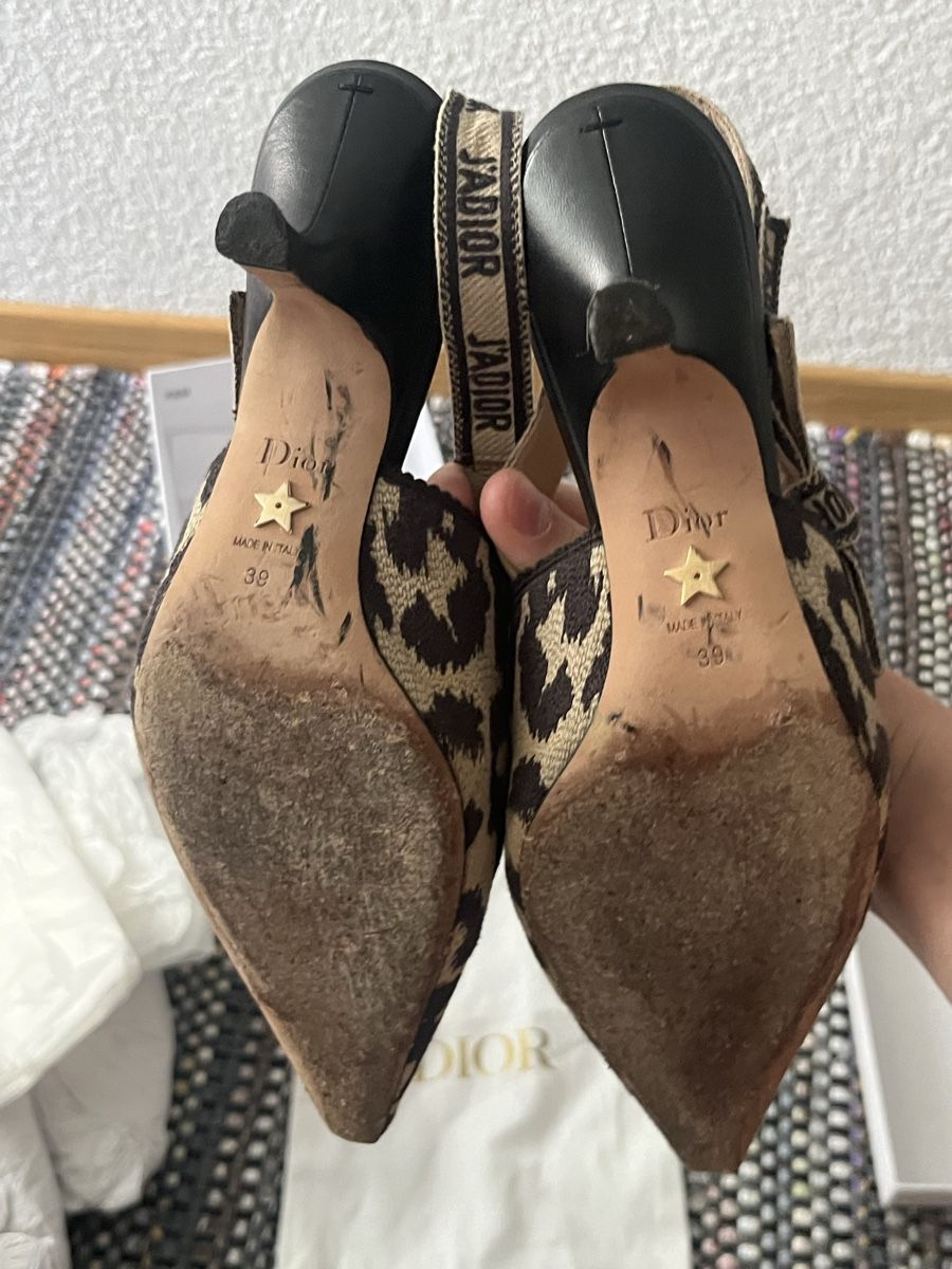 Dior Damenschuhe: Dior J'adior Slingback Leopard Print Heels, Size 39. – Gebraucht aus Moosseedorf von sam_8dyx 4