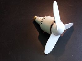 Ventilator-Lampe für heisse Tage - Einschraubventilator