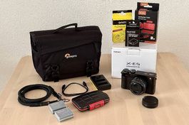 Fujifilm X-E5 Kit + XF 23mm Objektiv + Zubehör, neuwertig