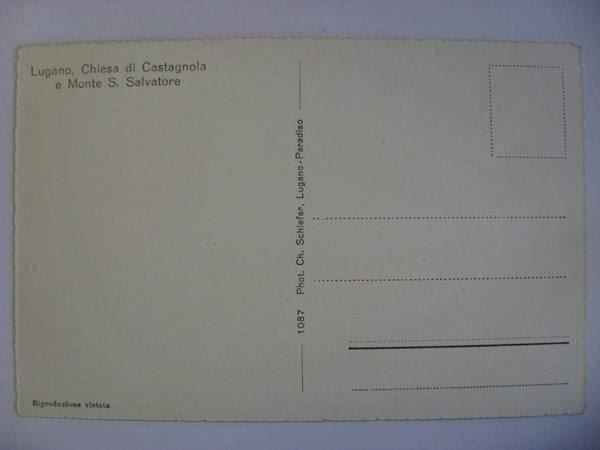 Cartoline postali: AK  Lugano – Usato da Gundetswil venduto da Egro01 1