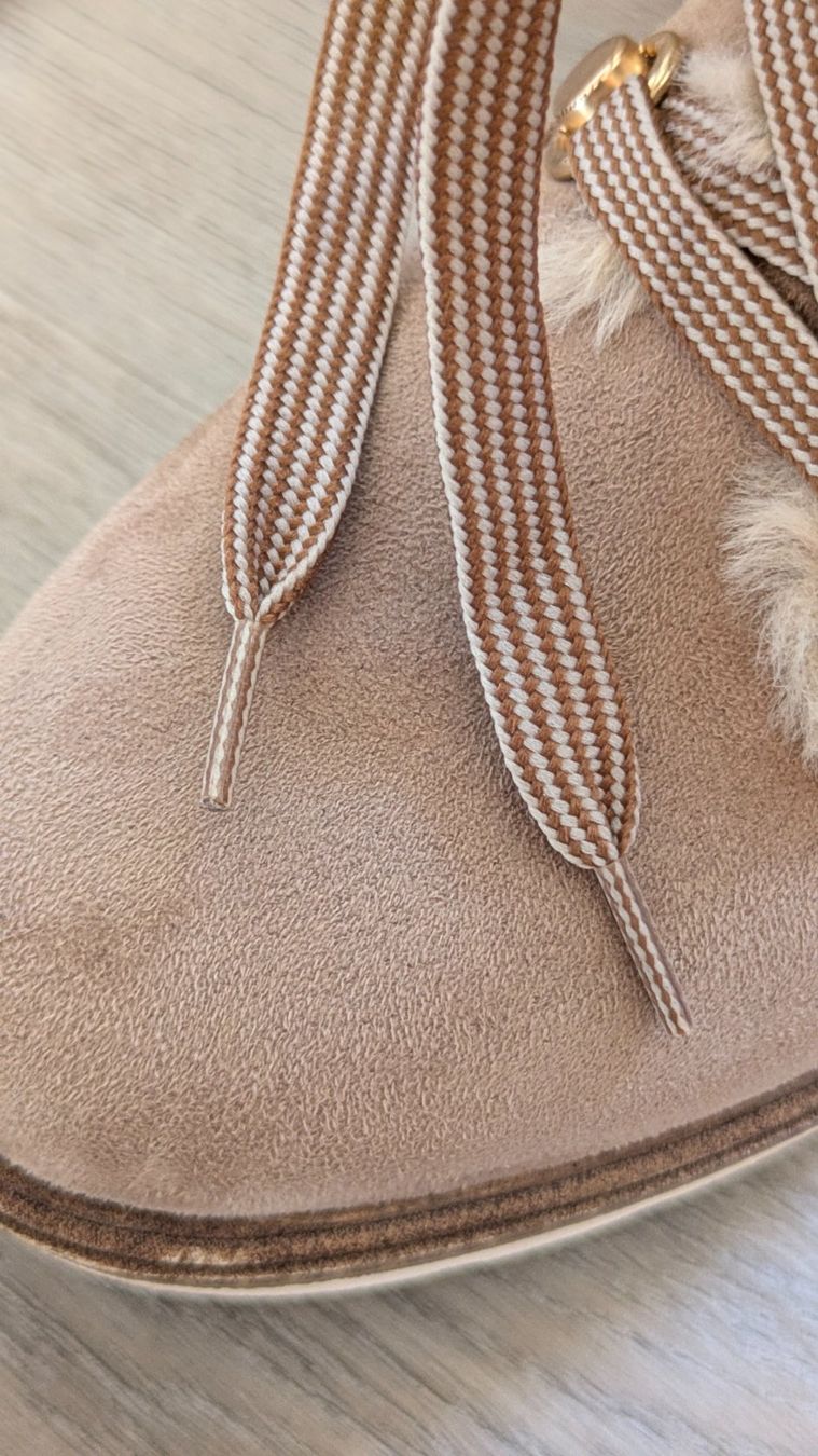 Scarpe da donna: Bottines hiver beiges – Usato da Orsieres venduto da IndianaJones50a 3