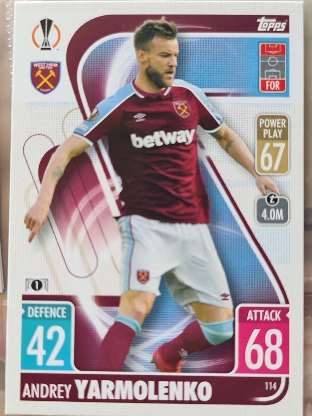 Topps Carte collezionabili: Topps Match Attax 114 – Usato da Dintikon venduto da Prime-shop
